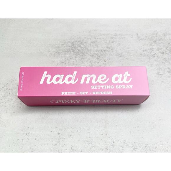 Had Me At Setting Spray Pinky B Beauty Prime, Set, Refresh Keep Makeup In Place! - Picture 2 of 4